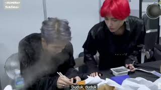 [BANGTAN BOMB] BTS' Mukbang - BTS  (SUB INDO)