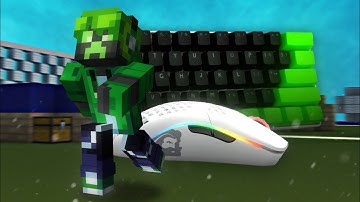 ASMR Cubecraft SkyWars solo | Keyboard + Mouse Sounds