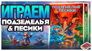 Играем в настольную игру Подземелье и Песики