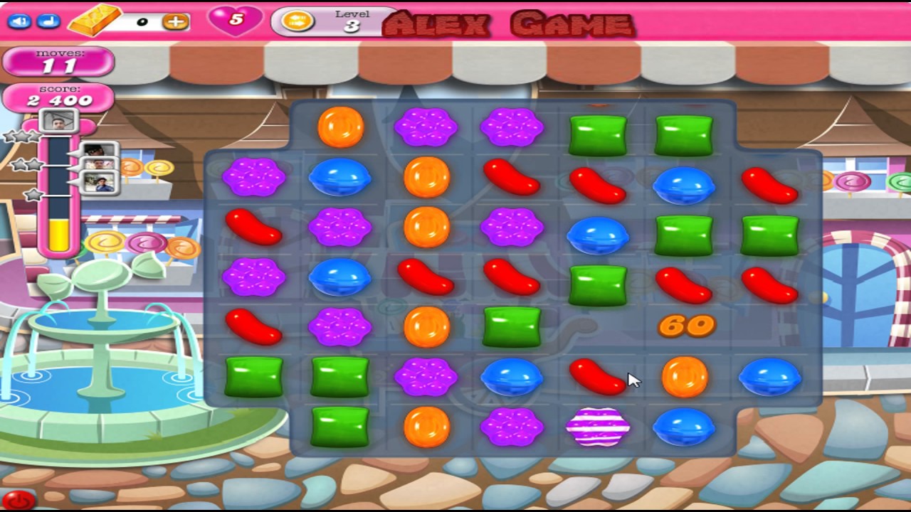 Candy Crush Saga Level 3 Only 3 StarS - YouTube