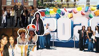 my senior grad bash at universal studios !! || vlog 9