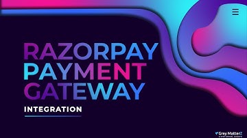 How to Integrate Razor-pay Payment Gateway