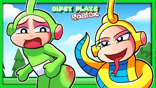 🌈 ESCAPE SCARY SNAKEY SNAKE! | Dipsy Plays Roblox Snek Co. @its-laalaa