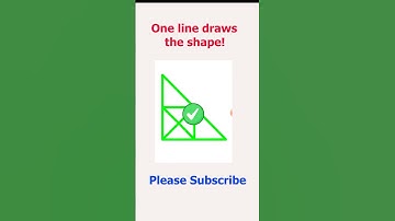 One line draws the entire shape, and the lines cannot overlap! #drawing #shorts #onelinedrawing