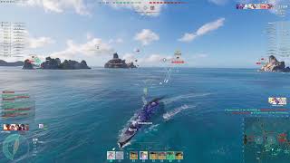 World of Warships: Full Round of T10 IJN Yodo (UYGLZ-BGM: Super Close Call Game With No DDs MM)