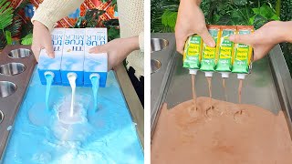 Street Milk Ice Cream 2023 | Yummy Fruit Ice Cream Compilation