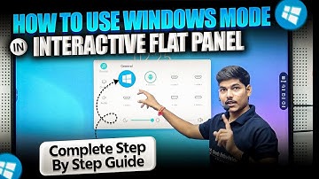 How to Use Windows Mode in Interactive Panel |Digital Board OPS Explained | OPS Setup in Smart Board