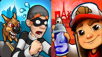 Robbery Bob vs Subway Surfers New Update Part 7