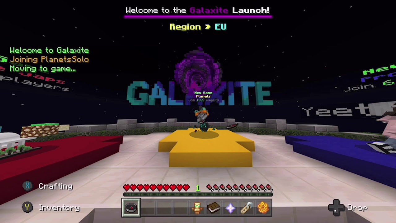 Exploring the new Galaxite server - YouTube