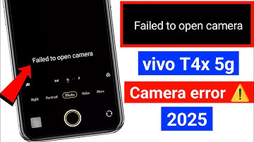 vivo t4x 5g failed to open camera | failed to open camera vivo phone | failed to open the camera📸