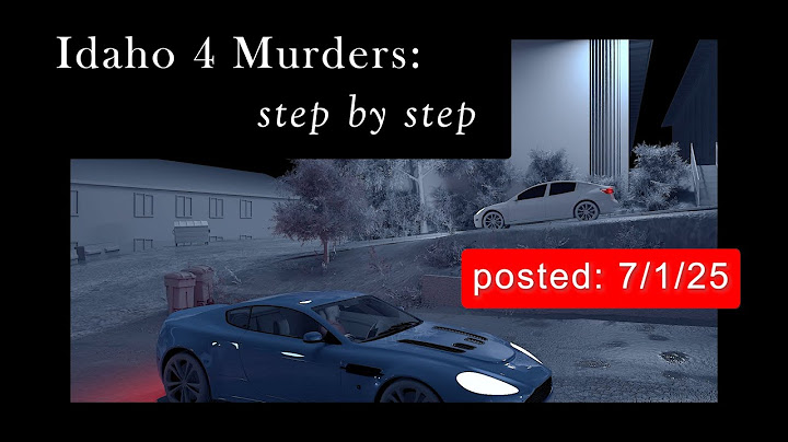 Inside the Idaho 4 Murders: A 3D Timeline of the Moscow Idaho Crime