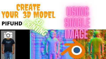 how to make  Your 3d AVATAR , using PIFUHD And Blender 2.9 , with single photo