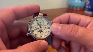 Stauer Automatic GMT moon Graves Watch 12542835771