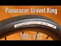 Panaracer Gravel King 700 x 32C Slick Tubeless Tire Overview