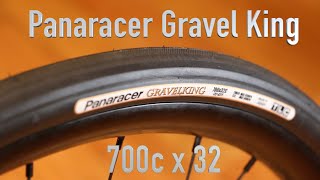 Panaracer Gravel King 700 x 32C Slick Tubeless Tire Overview