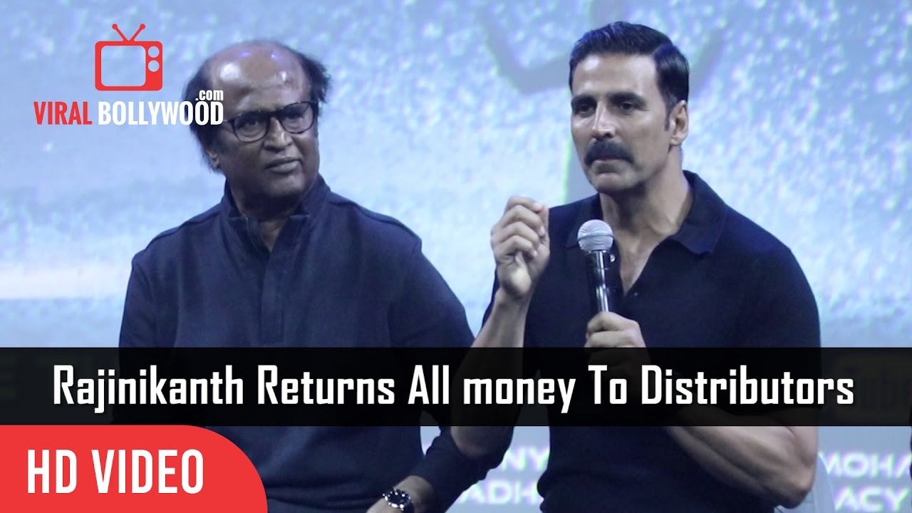 Rajinikanth Returns All money To Distributors | Revealed By Akshay Kumar | Robot 2.O First Look