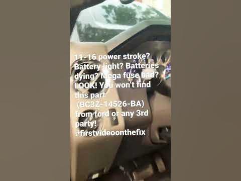 6.7 ford power stroke battery light, dead batteries & p0620 fix!! Mega