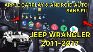 Apple CarPlay et Android Auto sans fil pour Jeep Wrangler 2011 2017