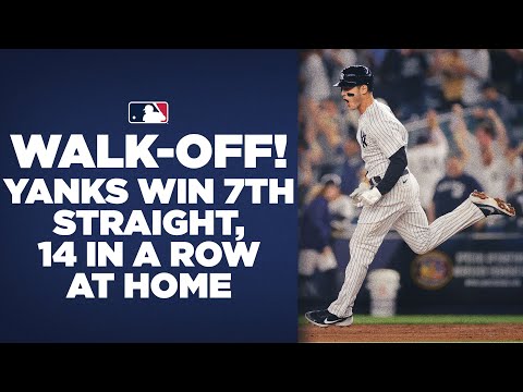 WALK-OFF! Rizzo HR gives Yanks 7th straight W, 14th straight at home