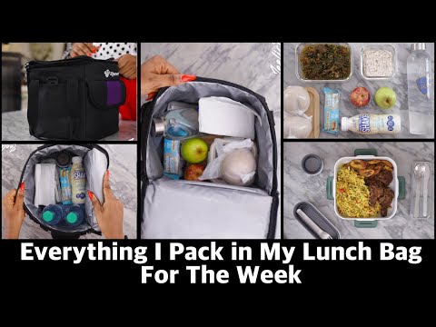 Everything I Pack in My Lunch Bag for the Week - Lunch Bag Meal Ideas - Zeelicious Foods