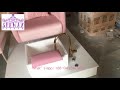 Pink salon pedicure chairs