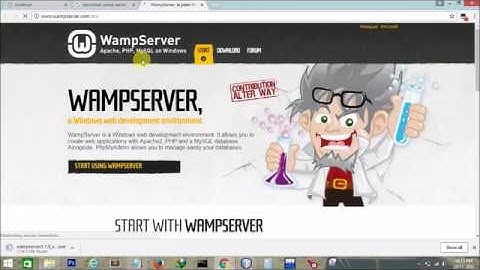 PHP Tutorial for Beginners: How to Download and Install Wamp Server on Windows 10