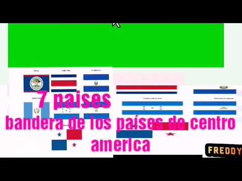 paises de centroamerica y sus banderas