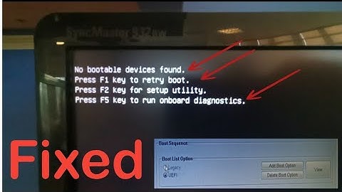 Fixed! no bootable device found | dell/hp pc | tarowala tech