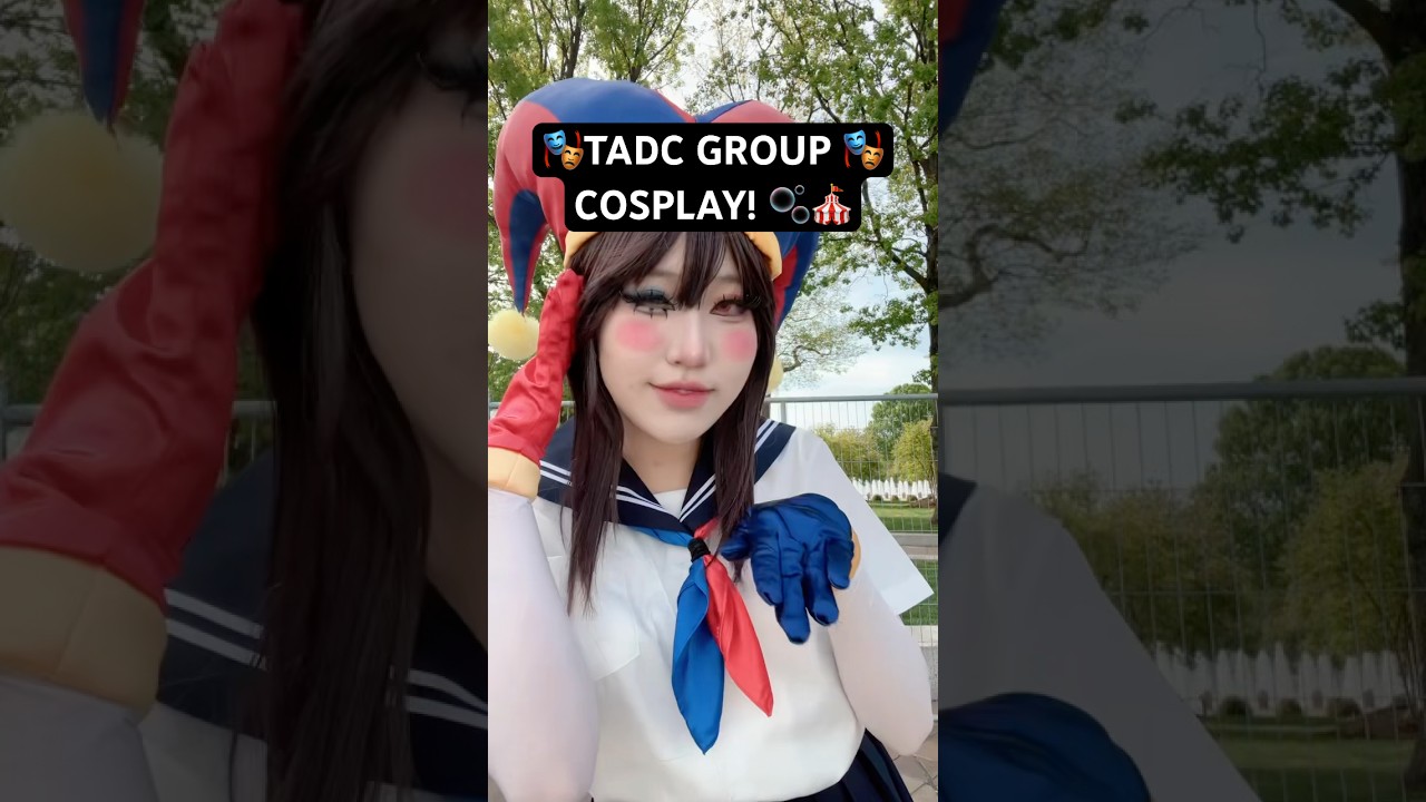 TADC Anime Adventure🎪🫧 #theamazingdigitalcircus #cosplay #tadc #group #trend #digitalcircus