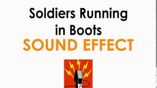 Soldiers Running in Boots Sound Effect ♪