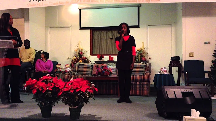 Betty Howell recites "Finding Him" during PPWM 201...