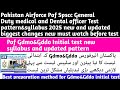 Paf Spssc GDMO&amp;GDDO General Duty medical and dental officer initial test pattern&amp;syllabus 2025 new