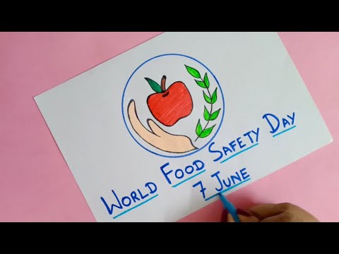 World Food Safety Day Poster | World Food Safety Day Drawing | Food Safety Day Poster | Food Safety