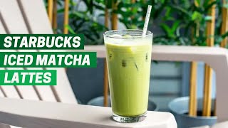 ICED MATCHA LATTES | Healthy & Refreshing Starbucks Copycat Recipe