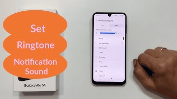 Samsung Galaxy A16 5G: How to set custom ringtone and notification sound