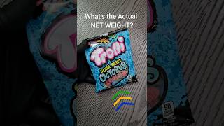 Trolli Sour Brite Octopus! What's the Actual NET WEIGHT?