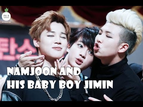 Namjoon and his baby boy Jimin