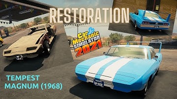 CAR MECHANIC SIMULATOR 21- tempest magnum (1968) FULL restoration