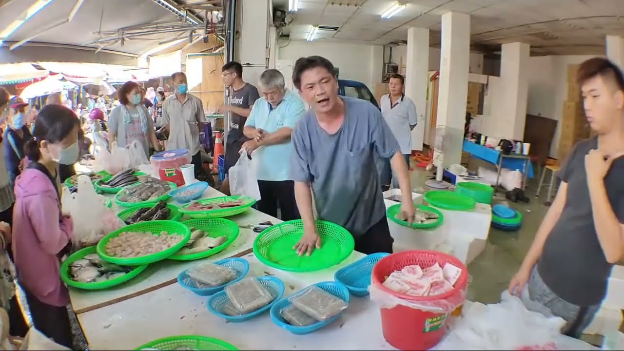 中彰海王子海鮮和美場叫賣