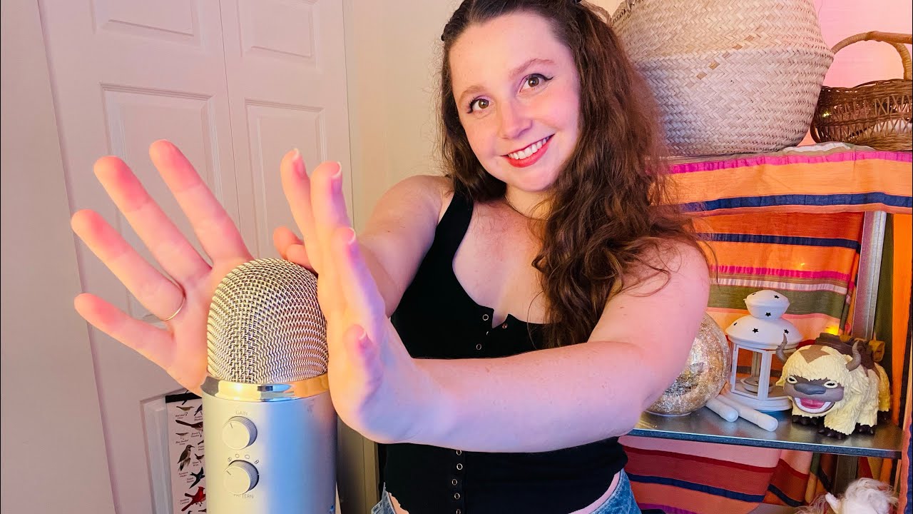 Fast and Aggressive Visuals ASMR Mic Cupping, Pull and Snap