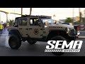SEMA Cruise 2021- Rollout with some Revs & Burnouts (No Music)