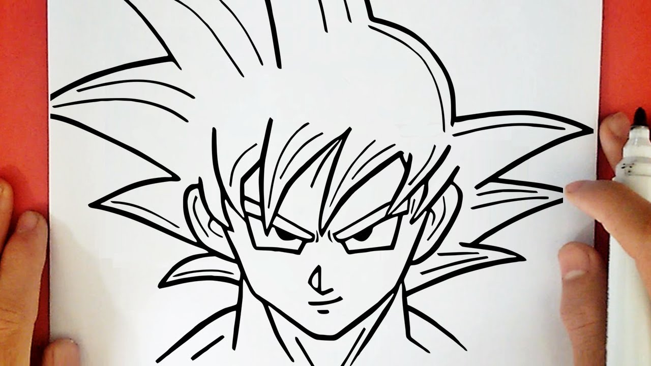 Como DESENHAR o GOKU - Como DIBUJAR a GOKU - How to DRAW GOKU