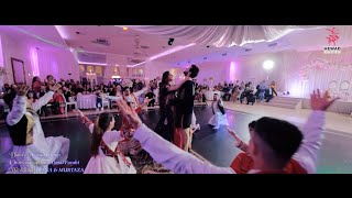 ‏Afghan bride & Hewad Group dance at Diana and Murtaza Henna night to Indian Mehndi songرقص حنا عروس