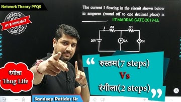 Lec 12 #GATE_2019_EE_Question | IIT Mindset Series for Network theory PYQ #gcentrickapp #iitmadras