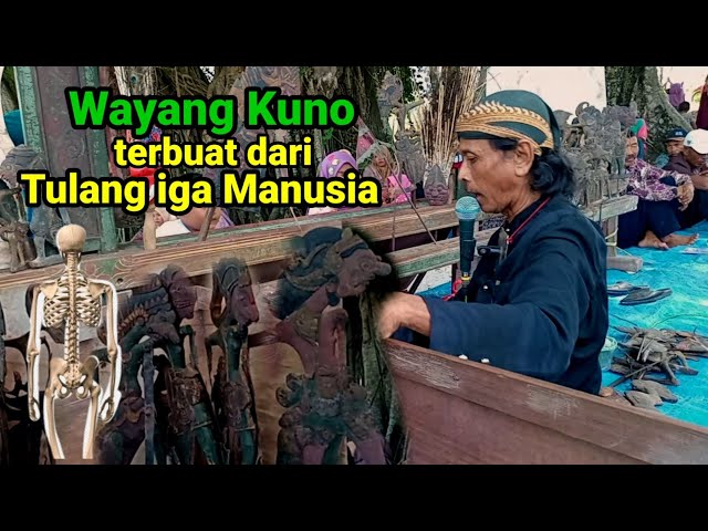 Wayang dibuat dari Tulang Manusia dan Kayu Kuno untuk Pentas Acara Adat sakral Dhalang turun temurun class=