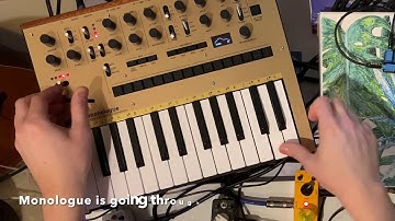 Using guitar pedals with Pocket Operators and Korg Monologue – @brianleahyart