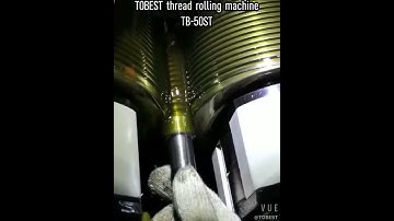 TOBEST high precision thread rolling machine for Trapezoidal thread