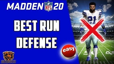 HOW TO STOP THE RUN IN MADDEN 20 - PLAYING BEST MADDEN 20 RUN DEFENSE FROM 34 ODD FORMATION