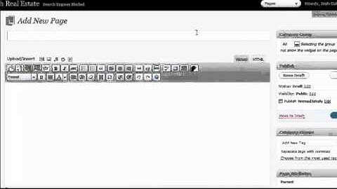 How to make full width pages with no sidebars in your Tizish Wordpress Blog