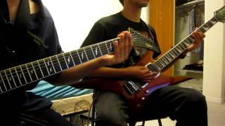 Better Living Through Catastrophe by All Shall Perish (dual guitar cover)